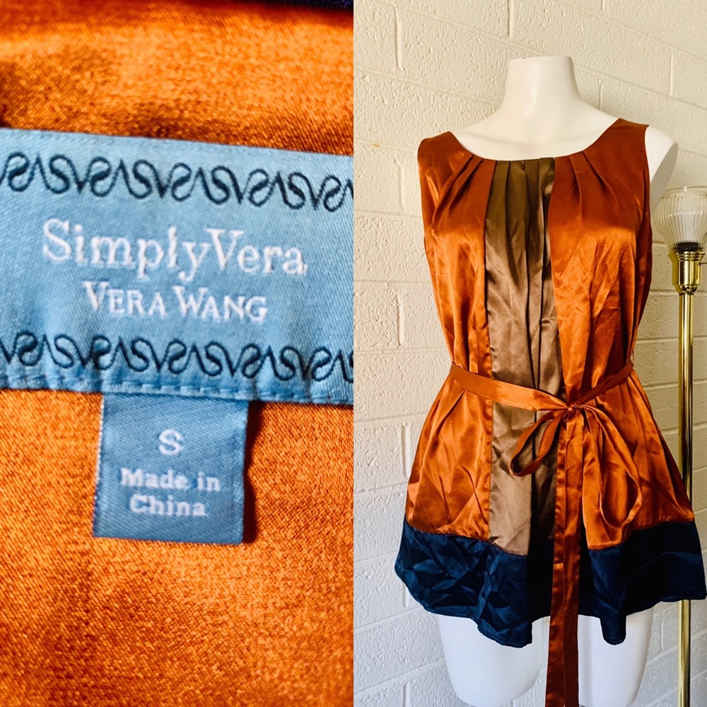 Simply Vera Wang Silky tunic top